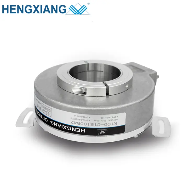 Hengxiang K100 Potensiometer Putar Pembuat Enkode Batang Berongga 10K, Fase ABZ, Output PNP