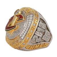 Trophée de basket-ball NBA 2016 Cleveland Cavaliers Irving Championship Ring James MVP Fan Ring