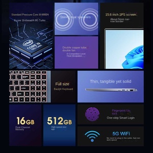 Intellili I9 9880H I7 9750H Xách Tay Văn Phòng Chơi Game Máy Tính Xách Tay Máy Tính Tùy Biến Mới Intel Bộ Vi Xử Lý Tiếng Anh Bàn Phím Kim Loại Cơ Thể - Product Image 3