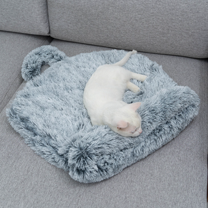 Katzen schlafsack Katzen bett Höhlen nest Pet Cuddle Zone Covered Hide Hood Burrow ing Gemütlicher, weicher, haltbarer, wasch barer, rutsch fester Boden - Product Image 2