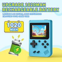 Console de jeux rétro, console de jeux vidéo portable avec écran IPS de 3,0 pouces, 400 jeux vidéo classiques, mini console de jeux portable