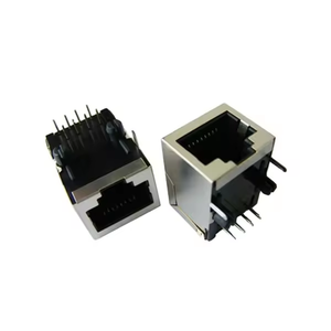 2x1 porta RJ45 Jack femmina 2x USB un tipo femmina nero con LED <span class=keywords><strong>YEL</strong></span> & GRN connettori Ethernet - Product Image 6