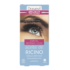 Aceite de Ricino Orgánico Drasanvi de 100 ml para Tratamientos de Crecimiento de Pestañas - Product Image 1
