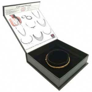 Wholesale Custom Rectangle Rigid Slider Card Pouch Bag <b>Gifts</b> Packaging <b>Box</b> Set Pendant Necklace Ring <b>Earrings</b> Luxury Jewelry - Product Image 2