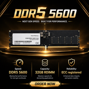 P64706-K21 แรมเซิร์ฟเวอร์ 32GB DDR5-5600 ECC Registered DIMM CL46 288 พิน 2Rx8 PC5-44800 โมดูลหน่วยความจำ - Product Image 6