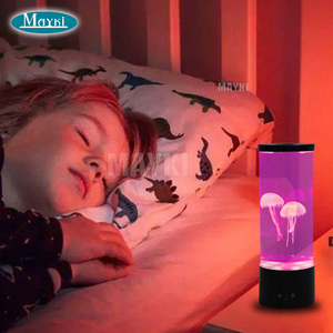 LED Fantasy <strong>Jelly</strong> <strong>Fish</strong> Night Light LED Table Desk Bedside <strong>Lamp</strong> Bedroom Ambiance Light LED Jellyfish <strong>Lamp</strong> - Product Image 1