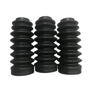 Convoluted Custom Tooling Molded Multi Convoluted NBR Silicone Rubber Bellow Accordion Rubber Bellows