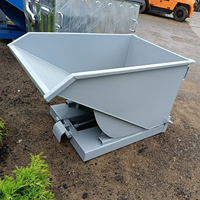 Conteneur auto-vidant empilable personnalisé, nouvelle version, pour recyclage des déchets solides, benne à déchets à crochet, matériau Q235