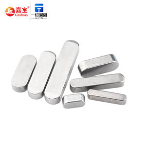 Teclas paralelas de acero inoxidable <span class=keywords><strong>DIN</strong></span> <span class=keywords><strong>6885</strong></span>, 6mm-120mm, extremos redondos, llaves paralelas, venta directa de fábrica - Product Image 5