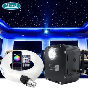 800 1000 1200 yıldız LED Fiber Optica işıkları 50W APP kontrol pırıltı Fiber optik yıldız tavan işık kiti sinema için - Product Image 2