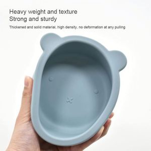 Plato de Silicona con Succión para Bebés, Diseño de Dibujos Animados, Apto para Alimentos, para el Destete de Niños Pequeños, Vajilla para la Mesa de Comedor - Product Image 2
