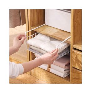 Estante extensible para <span class=keywords><strong>armario</strong></span> debajo del fregadero, estante organizador de <span class=keywords><strong>cocina</strong></span> con paneles extraíbles para almacenamiento en el baño - Product Image 3