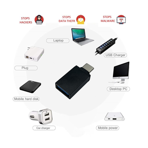 USB C Data Blocker Pro | Fast Charging | Custom Logo Printing | Smartphone Safety <b>Adapter</b> - Product Image 6