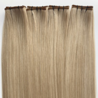 Rambut Manusia Rusia 100% Mewah, Laris Manis, Anti Kusut & Anti Rontok, Double Drawn Genius Weft, Kutikula Tersusun Rapi, Ready Stock, Pengiriman Cepat