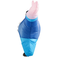 Accessoires de fête de déguisement d'Halloween-Costume gonflable Popeye Performance Blue Sailor Outfit