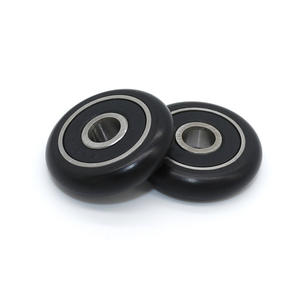 Manufacturer Supplies Wear-Resistant Plastic POM Tracks Rubber-Coated Pulleys Assembly Line Guide Wheels-Wholesale <b>Linear</b> Guides - Product Image 2
