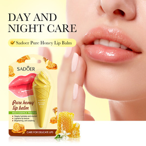 Bálsamo Labial al por Mayor Sadoer 6g <span class=keywords><strong>de</strong></span> <span class=keywords><strong>Aguacate</strong></span>, <span class=keywords><strong>Miel</strong></span> y Durazno en Forma <span class=keywords><strong>de</strong></span> Helado, Aceite Hidratante y Humectante para el Cuidado <span class=keywords><strong>de</strong></span> los Labios - Product Image 4