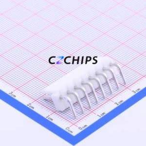 B8PS-VH(LF)(SN) Wire-to-Board Pin Header Bent Lead Through Hole,P=3.96mm Connector 1x8P 3.96mm Right Angle Insert VH - Product Image 2