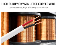 Cable Plano Doble y Tierra JZD BS 6004 6242Y, 1.5mm2 2.5mm2, Cobre con Aislamiento de PVC para Cableado de Edificios