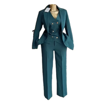 Ensemble tailleur trois pièces pour femme, style bureau, couleur unie, veste, gilet et pantalon, nouvelle collection printemps 2026, pour femmes européennes et américaines