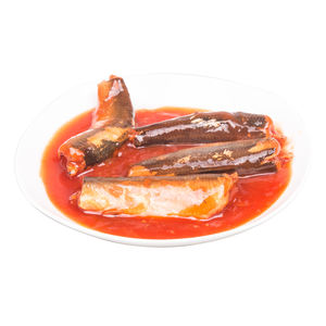 Caballa En Salsa De Tomate En <span class=keywords><strong>Lata</strong></span> De 425G * 24 Servicio De OEM/ODM Fabrica Directa a Sudamerica - Product Image 3
