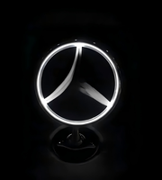 Logo lumineux universel pour Mercedes-Benz, logo brillant pour le capot du moteur E C S GLE G LS