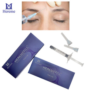Hereme 2ml Most Popular Factory Price Cross-Linked <strong>Hyaluronic</strong> <strong>Acid</strong> <strong>Filling</strong> Gel Deep Derm Chest <strong>Lip</strong> Filler Injectable for Face - Product Image 3