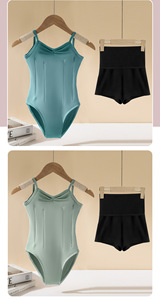 Nouvelles filles été sans manches sangle <span class=keywords><strong>justaucorps</strong></span> body <span class=keywords><strong>danse</strong></span> examen scène Performance porter confortable Ballet <span class=keywords><strong>danse</strong></span> pratique vêtements - Product Image 3