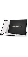 Carpeta de Presentación con Impresión Digital Personalizada, Azul Náutico con Detalles en Dorado, Tamaño 9 1/2 X 12, Modelo H052, Porta Certificados