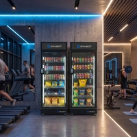 Máquina Expendedora Comercial Personalizada con IA de 24 Horas, Acceso Abierto, Gestión Basada en la Nube con SDK, Equipada con Cámaras Inteligentes para Snacks