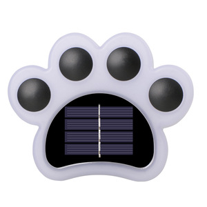Lámpara Solar Decorativa para Jardín con Forma de Pata de Gato, Paquete de 4, Resistente al Agua, para Exteriores, Césped, Camino - Product Image 5