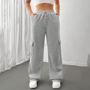 <span class=keywords><strong>Pantaloni</strong></span> Cargo a Gamba Larga Personalizzati per Donna, Jogger da Donna - Product Image 1