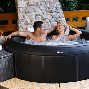 Piscine <span class=keywords><strong>gonflable</strong></span> MSpa CAMARO pour 4 personnes, chauffage 1500W et souffleur d'air 720W, pompe filtrante 1800L/H, 118 jets d'air, 180cm*70cm - Product Image 2