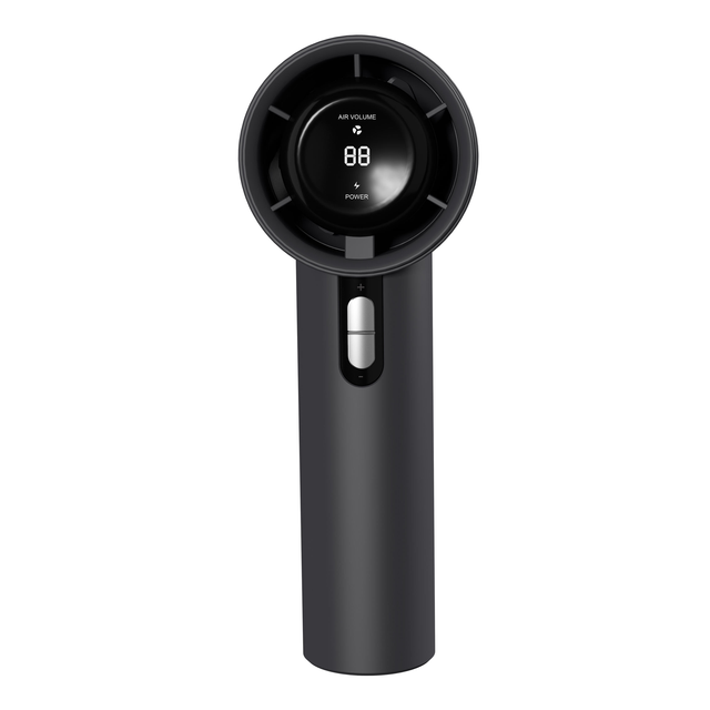 At A Loss Household Hand Cooling Fan Commercial Air Conditioner Cooling Fan Black Handheld Cooler Fan