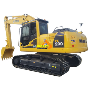 รถขุดไฮดรอลิกตีนตะขาบ Komatsu PC200-8 มือสองคุณภาพสูงจากฟิลิปปินส์ น้ำหนัก 35 ตัน เครื่องยนต์ดีเซล Renault เกียร์ PLC มอเตอร์เกียร์ - Product Image 1
