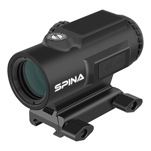 For 1x24 Aluminum Alloy Tactical <strong>Prism</strong> <strong>Scope</strong> Solar Powered Red/Green Dot Sight IPX5 Waterproof Fogproof Fully - Product Image 1