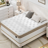Matelas en mousse à mémoire de forme en gel à ressorts ensachés au prix de gros Mobilier de chambre Matelas pour le sommeil confortable Matelas compressé