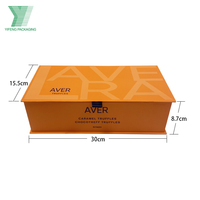 Boîte cadeau de luxe vide pour chocolats et bonbons, personnalisée, écologique, en carton rigide, avec plateau en PET pour chocolats sucrés