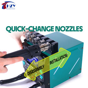 YIHUA 992D III peralatan solder, Kit solder udara panas 2 dalam 1 kekuatan tinggi dengan C210/C245 cocok untuk toko reparasi - Product Image 2