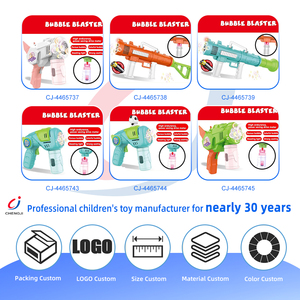 Chengji - Pistola de Burbujas Automática con Forma de Cohete para Niños, Juguete de Verano, Pistola de Agua Eléctrica para Exteriores, Juguetes de Burbujas para Niños - Product Image 4