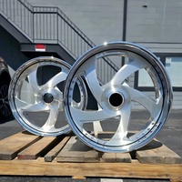 Jantes forgées sur mesure LZT-1143 22 24 26 pouces 5x115 5x114.3 Deep Dish 2 pièces pour Charger Chevrolet Impala Chevelle SS