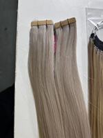 Extensions de Cheveux Vierges Européens de Luxe JINHAN Y-14 en Gros, 100g, 100% Authentiques, Lisses comme des Baguettes, Double Trame Faite à la Machine, Personnalisables