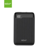 Mini station d'alimentation portable avec écran LCD, chargeur de batterie externe, double USB, batterie externe portable 10000mAh pour téléphone portable