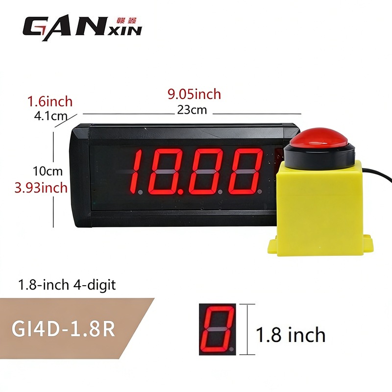 1.8 inch 4 digit red