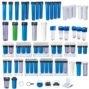 Üretici 5 inç 10 inç 20 inç tüm ev büyük mavi plastik şeffaf su filtre yuvası Jumbo büyük mavi filtre yuvası - Product Image 1