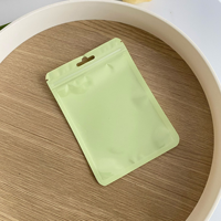 Sacs refermables personnalisés colorés pour bijoux, bagues, décorations, petites pochettes en plastique auto-scellantes avec impression en stock