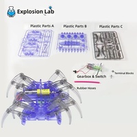 Gadgets mécaniques faits à la main, kits d'expériences scientifiques STEM, projets technologiques de jouets, inventions, robot araignée