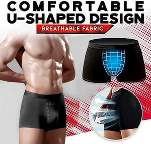 Sous-vêtements pour hommes Energy Field Therapy, caleçons boxers sans couture, extensibles, en modal de bambou, designs personnalisés, logo, sous-vêtements pour hommes - Product Image 2