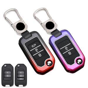 Zinc Alloy Car Key <b>Case</b> Cover for Honda Civic HRV CRV CR-V Crider Odyssey <b>Pilot</b> Fit Accord 2 3 Buttons Flip Remote Protect Shell - Product Image 3