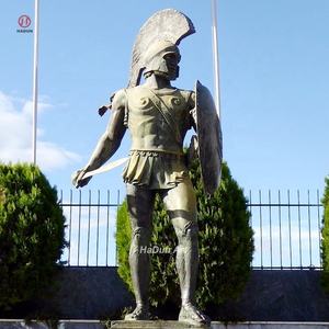 Artisanat en métal fait main personnalisé Figure Sculpture Bronze Laiton Soldat romain Statues à <span class=keywords><strong>vendre</strong></span> - Product Image 5